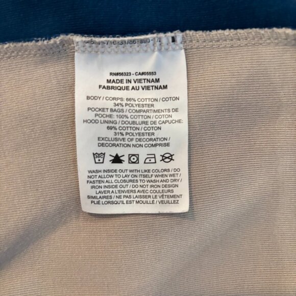 EUC Nike Tech Fleece Full-Zip Hoodie 'Cream Court Blue' - Picture 5 of 6